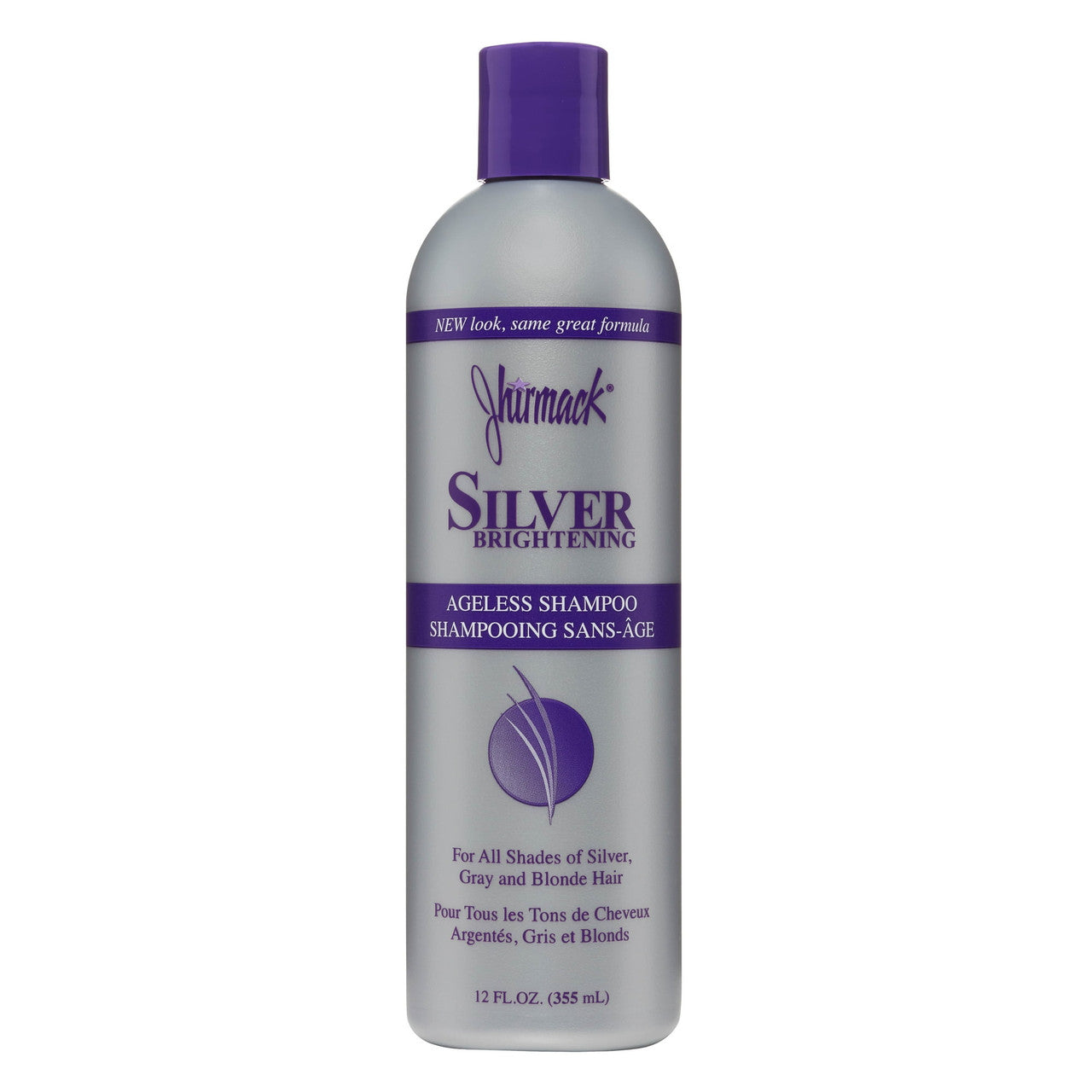 Jhirmack Silver Brightening Ageless Hair Shampoo, 12 Oz